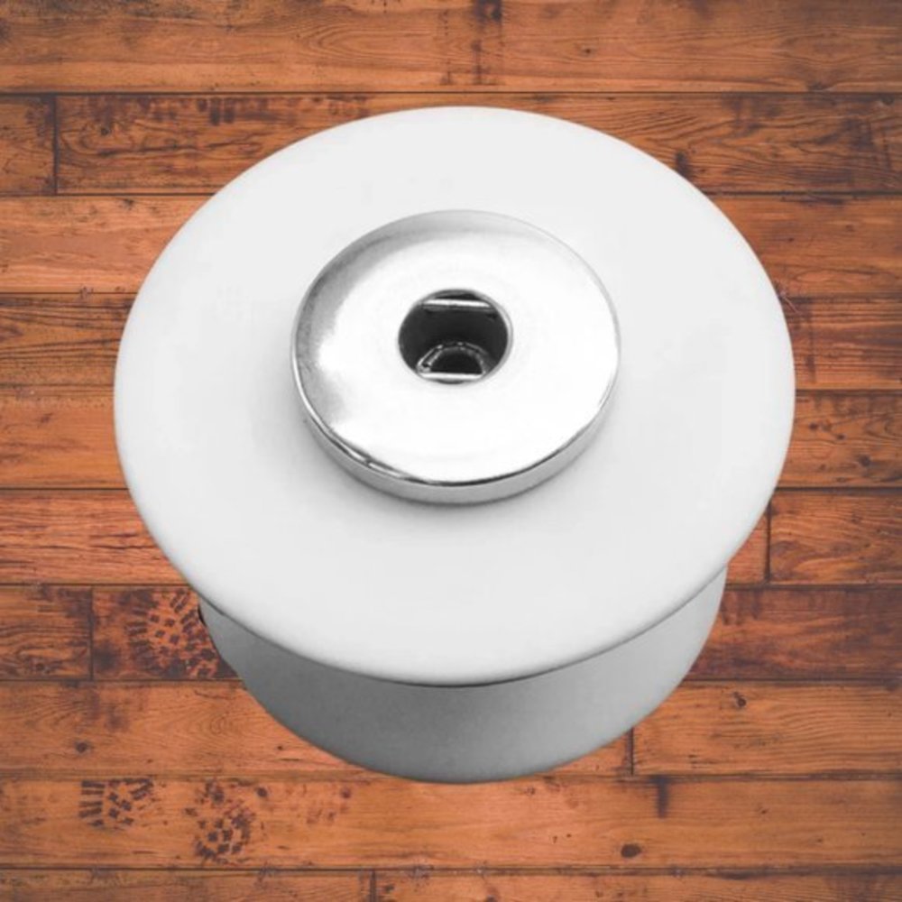 White Snap Button Popsocket